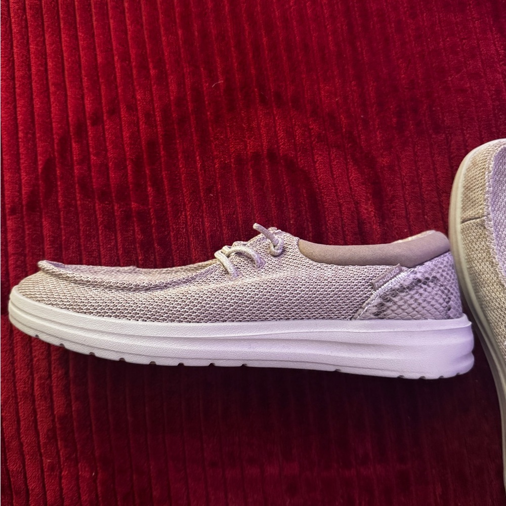 Hey Dude Light Gray Slip-On Shoes - Picture 2 of 5